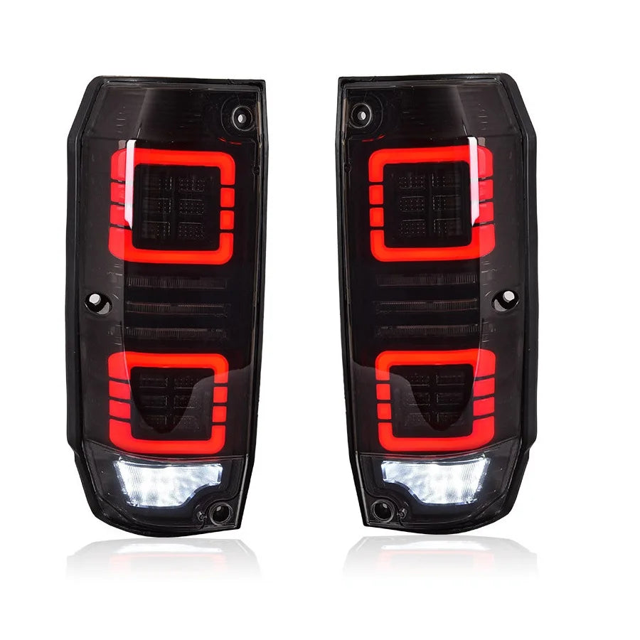 Blacked Out LED Land Cruiser 76 Series Tail Lights (2007+)