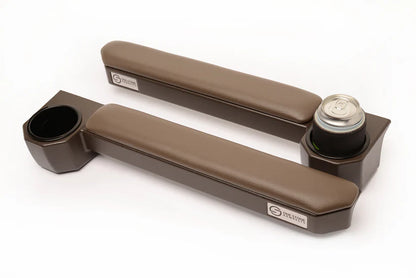 One Stone 70 Series Landcruiser BROWN Armrest: Full set (Front driver + passenger side)