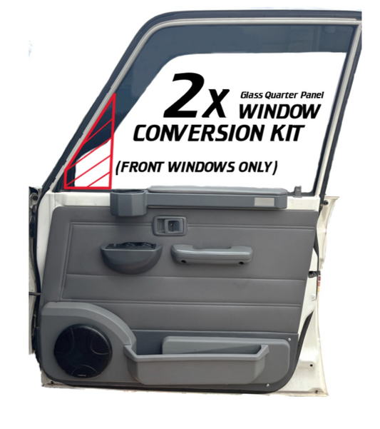 Quarter Panel Glass 70 Series Land Cruiser - 2 Windows (Front Only)
