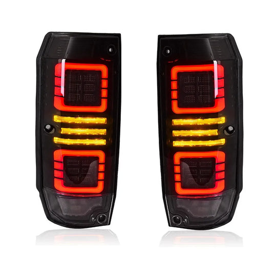 Blacked Out LED Land Cruiser 76 Series Tail Lights (2007+)